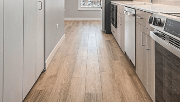Luxury vinyl plank flooring